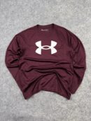 Under Armour HeatGear Top | Size S Loose Fit | Black Gym Shirt | Thrift Performance Wear