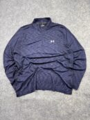 Under Armour Fitted 1/4 Zip Performance Pullover Purple Heather Men’s XXL