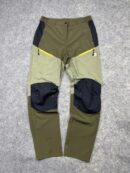 ECO Technical Hiking Pants Olive Green Softshell Trekking Outdoor Trousers Size M
