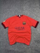 Vintage FC Barcelona Qatar Airways Away Jersey Pink Football Shirt Size L