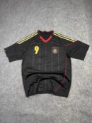 Vintage Germany Black Football Jersey #9 Soccer Shirt Size XL