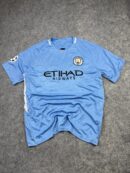 Manchester City Light Blue Home Jersey Aitibai #22 | Etihad Airways Kit | Size XL
