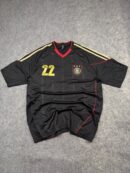 Germany National Team Black Jersey #22 | DFB Away Kit | Size XXL