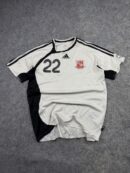 South Korea National Team White Jersey #22 | Adidas Black Accents | Size M/L