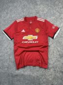 Manchester United Home Jersey #18 | Adidas Chevrolet Red Shirt | Size S