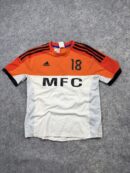 Adidas MFC Young Soo #18 Football Jersey Kids Orange White Soccer Shirt