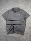 Nike Golf Dri-FIT Gray Performance Polo Shirt L XL