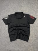 Spyder Black Performance Polo Shirt Size S Athletic Golf
