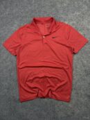 Nike Dri-FIT Red Slim Fit Polo Shirt Size M Performance