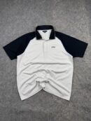 ASICS Performance Polo Shirt White Navy XL