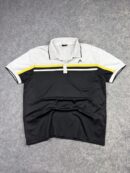 HEAD Performance Colorblock Polo Shirt White Black XL