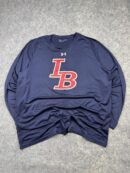 Under Armour Long Sleeve Performance Training Shirt Navy 3XL