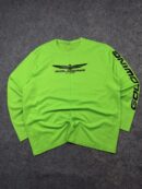Goldwing GL1800 Neon Green Motorcycle Performance Long Sleeve T-Shirt