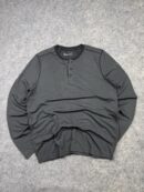 Under Armour Threadborne HeatGear Henley Performance Long Sleeve Shirt Size M