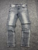 GUESS Los Angeles Washed Grey Denim Jeans W34 Straight Fit