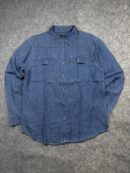 Wind Face Outdoor Denim Button-Up Shirt Size XL