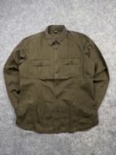 UNIONBAY Olive Green Utility Twill Button-Up Shirt Size L