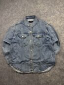 Giordano Classic Denim Overshirt Jacket Medium Blue Size M