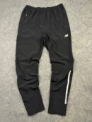 New Balance Black Woven Track Pants Men’s Lightweight Zip Pocket Athletic Joggers Size L