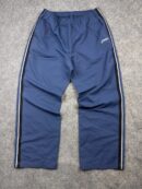Asics Navy Track Pants Men’s L Athletic Training Windbreaker Joggers