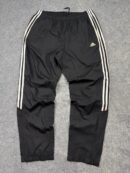 Adidas Track Pants Men’s XL Black 3 Stripe Athletic Training Running Soccer Wind Pants