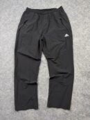 Adidas Black Stretch Track Pants Athletic Training Sportswear Performance Size XL