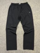 Reebok Black Performance Track Pants Athletic Training Gym Casual Stretch Size M/L