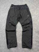 Mizuno Black Mesh Lined Track Pants Adjustable Hem Running Training Outdoor Size L