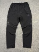 Adidas AeroReady Black Training Track Pants Zip Hem Stretch Athletic Joggers Size XL