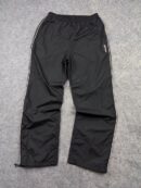 Reebok Women’s Track Pants Black Lined Athletic Windbreaker Joggers Size L