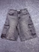 UNUSDL.LAB Grey Denim Cargo Shorts – Size 28