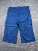 The North Face Blue Outdoor Cargo Shorts — Size L