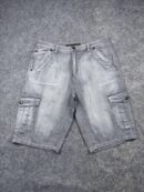 Bangbang Jeans Grey Denim Cargo Shorts – Size 34