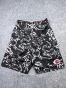 MLB Reds Genuine Merchandise Swim Shorts – Black & White – Size XL