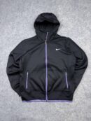Nike Golf Therma-FIT Full Zip Hoodie Black Purple Women’s XL Fleece Jacket