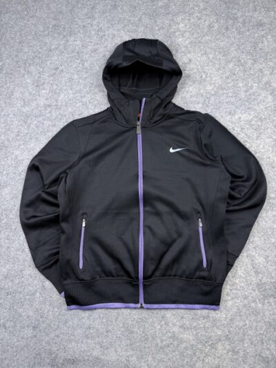 Nike Golf Therma-FIT Full Zip Hoodie Black Purple Women’s XL Fleece Jacket
