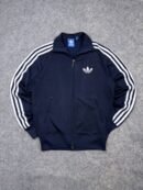 Adidas Originals Trefoil 3-Stripes Track Jacket Navy White Full Zip Men’s M