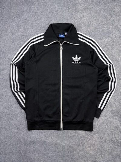 Adidas Originals Trefoil 3-Stripes Track Jacket Black White Full Zip Men’s M