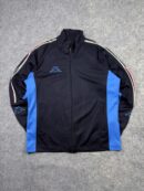 Kappa Banda Track Jacket Navy Blue Full Zip Italian Stripe Logo XL