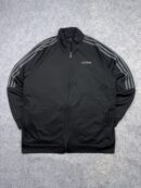 Adidas Primegreen AEROREADY Black 3-Stripes Track Jacket Full Zip XXL