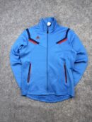 Le Coq Sportif Blue Full Zip Track Jacket Men’s M Athletic Sports Jacket Pocket Zip