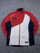 Hummel Denmark Expedition Full Zip Track Jacket Men’s XXL Red White Navy Athletic Jacket