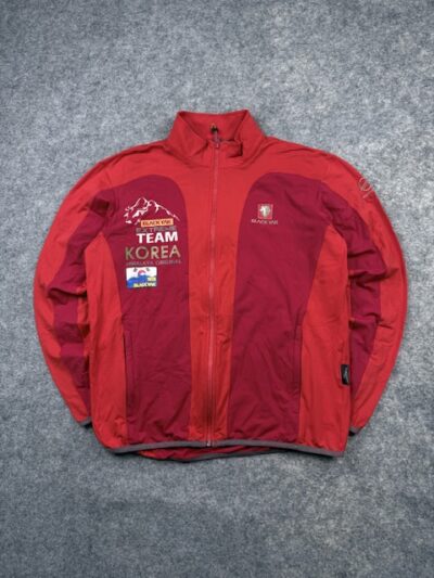 Black Yak Korea Extreme Team Full Zip Track Jacket Men’s Large Red Stretch Performance Jacket