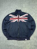 Reebok Classics Union Jack Full Zip Track Jacket Men’s XXL Navy Great Britain Flag Retro Sportswear