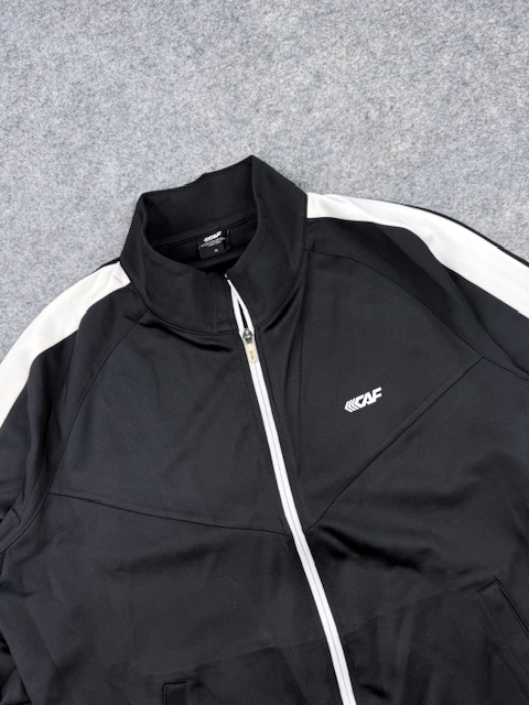 CAF Full Zip Track Jacket Men’s XL Black White Athletic Sports Training Zip-Up Jacket CAF Full Zip Track Jacket Men’s XL Black White Athletic Sports Training Zip-Up Jacket - Image 2