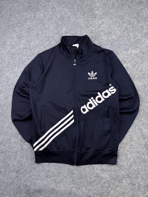 Vintage adidas originals trefoil full zip track jacket men’s m navy blue white athletic sports jacket Vintage Adidas Originals Trefoil Full Zip Track Jacket Men’s M Navy Blue White Athletic Sports Jacket