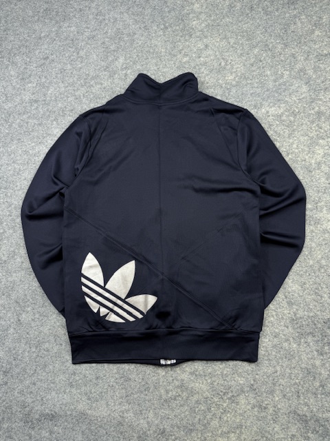 Vintage adidas originals trefoil full zip track jacket men’s m navy blue white athletic sports jacket Vintage Adidas Originals Trefoil Full Zip Track Jacket Men’s M Navy Blue White Athletic Sports Jacket - Image 4