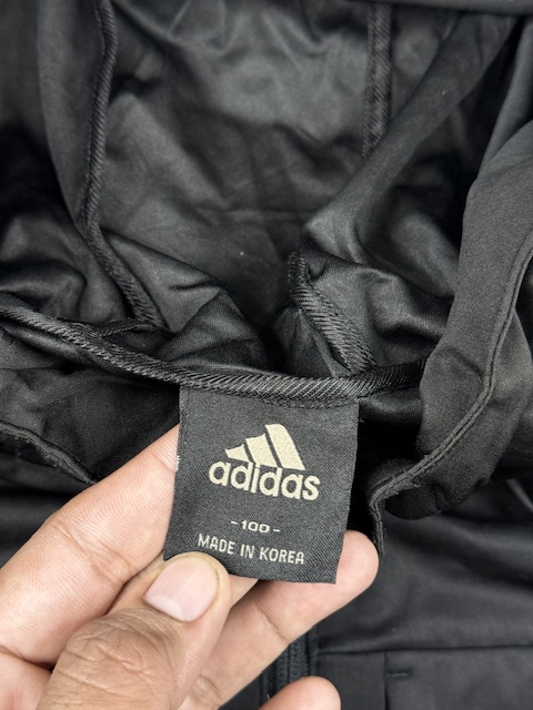 Adidas hooded softshell jacket men’s l black full zip performance outdoor windbreaker korea Adidas Hooded Softshell Jacket Men’s L Black Full Zip Performance Outdoor Windbreaker Korea - Image 3