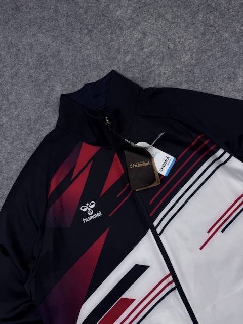 Hummel Performance Track Jacket Men’s XXL White Navy Red Full Zip Athletic Sports Jacket NWT Hummel Performance Track Jacket Men’s XXL White Navy Red Full Zip Athletic Sports Jacket NWT - Image 2