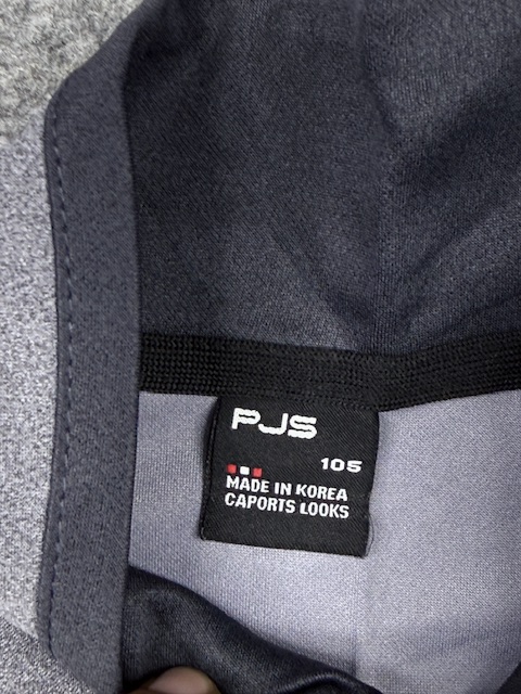 Pjs racing sport full zip track jacket men’s xl grey black athletic bomber korea PJS Racing Sport Full Zip Track Jacket Men’s XL Grey Black Athletic Bomber Korea - Image 3